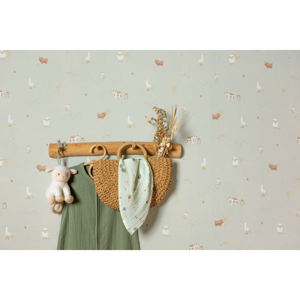 Papier peint intissé - Little Farm - 52 x 10 cm