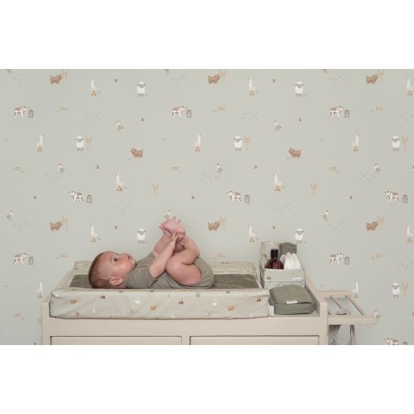 Papier peint intissé - Little Farm - 52 x 10 cm