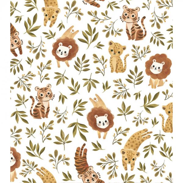 Papier peint Animaux de la jungle (50cm x 10m)