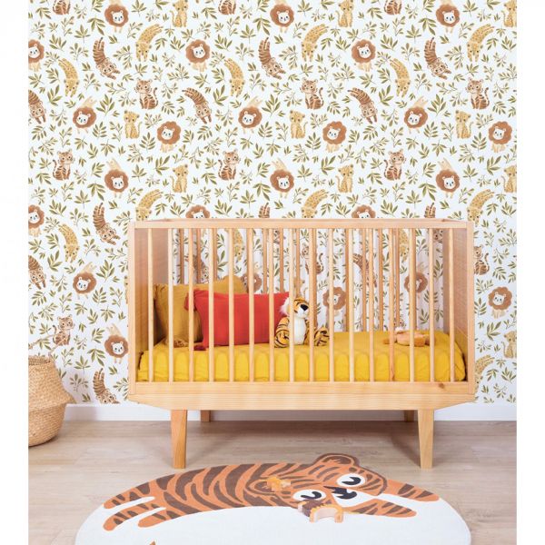 Papier peint Animaux de la jungle (50cm x 10m)