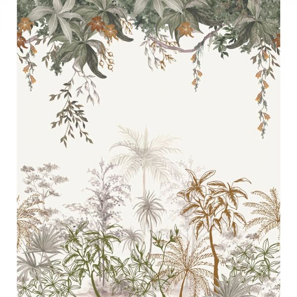 Papier peint panoramique Jungle indonésienne Utan (2 m x 3 m)