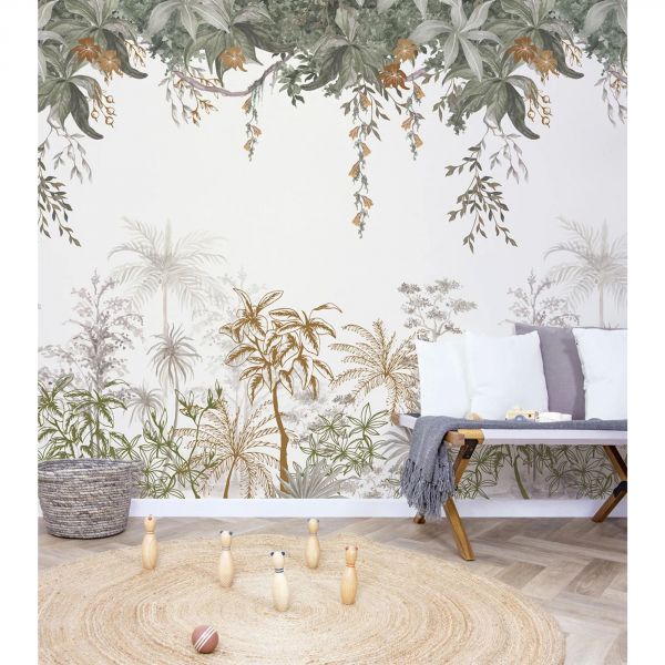 Papier peint panoramique Jungle indonésienne Utan (2 m x 3 m)