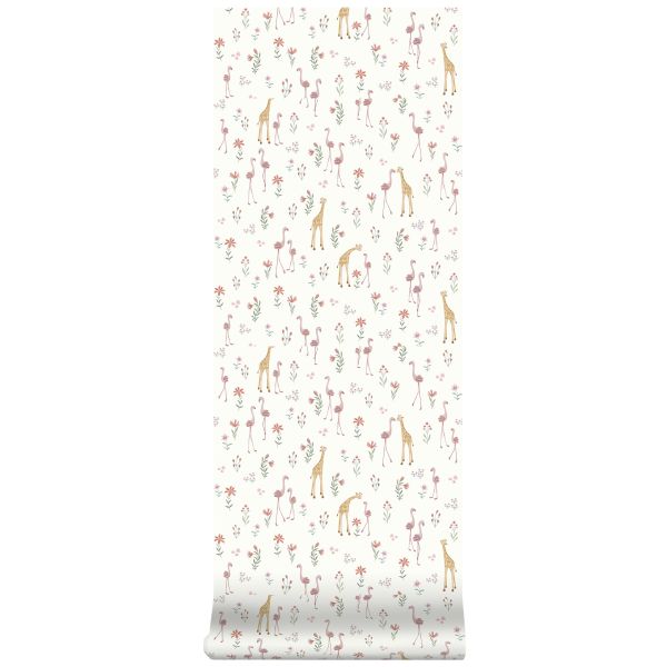 Papier peint intissé - Blooming Safari - 52 cm x 10 m