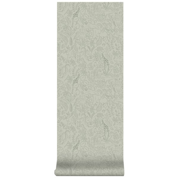 Papier peint intissé - Safari Dreams Sage - 52 cm x 10 m