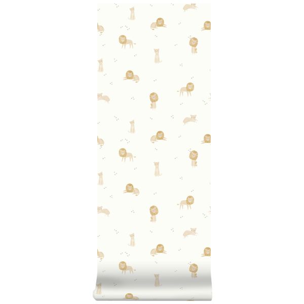 Papier peint intissé - Safari Leo - 52 cm x 10 m
