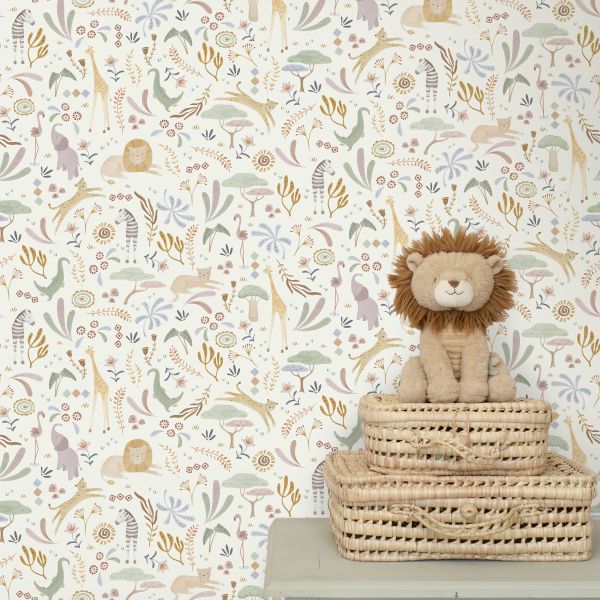 Papier peint intissé - Safari Wonders - 52 cm x 10 m
