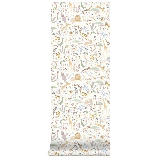 Papier peint intissé - Safari Wonders - 52 cm x 10 m