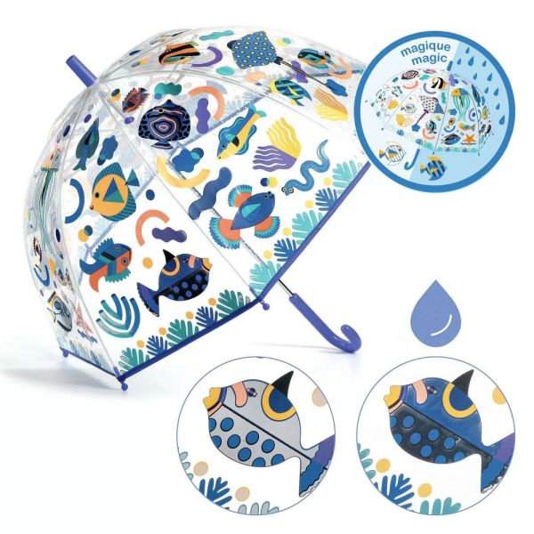 Parapluie enfant magique Poissons