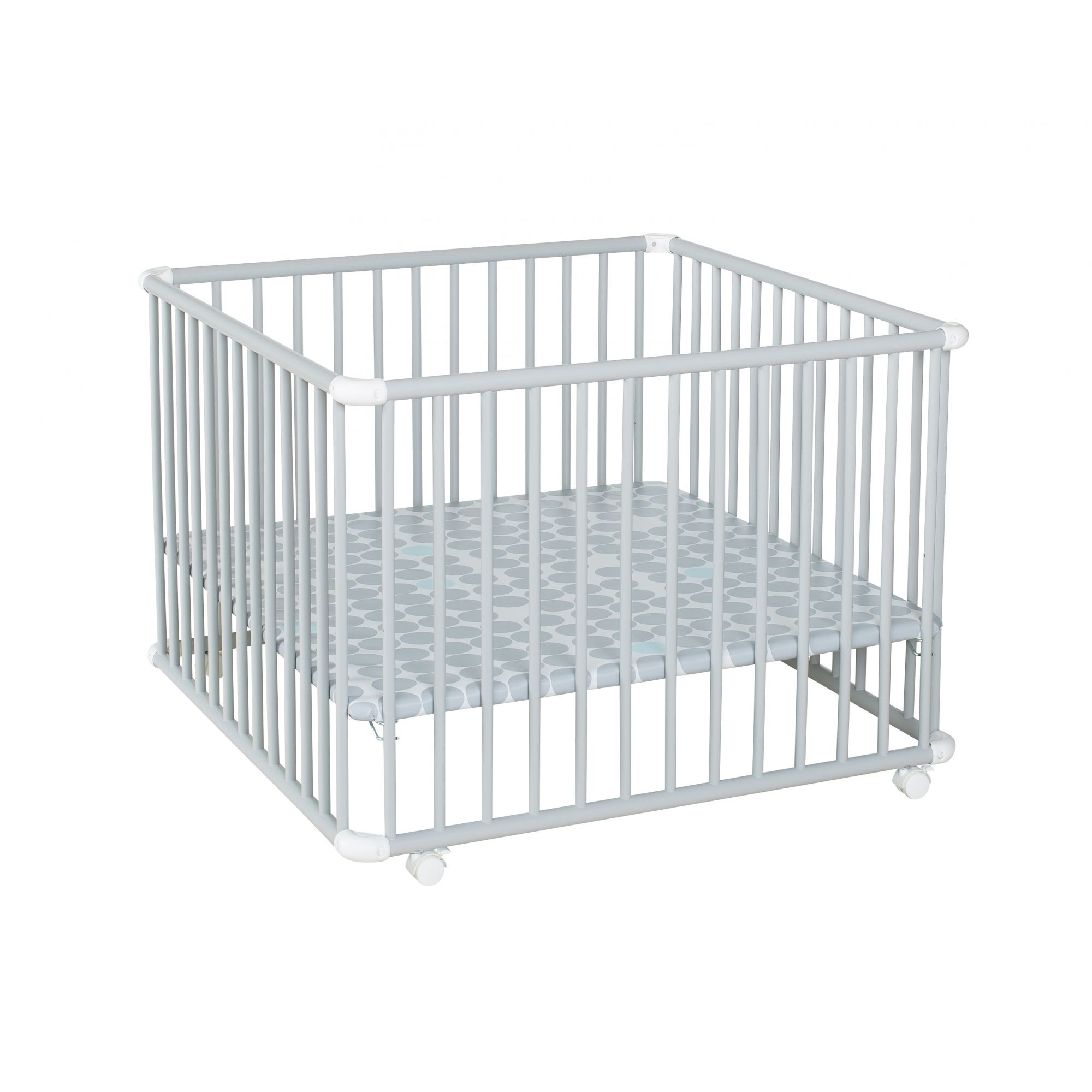 Geuther Parc Belami Reglable Gris 97 X 97 Cm Pois Gris Made In Bebe