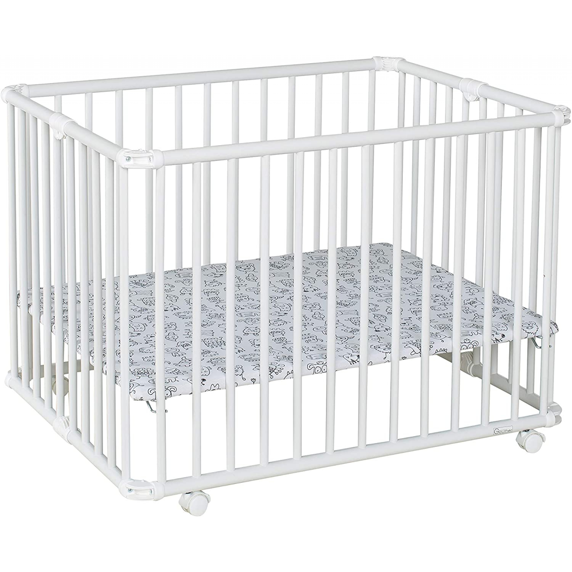Geuther Parc Pliable Lucilee Monster Blanc Made In Bebe