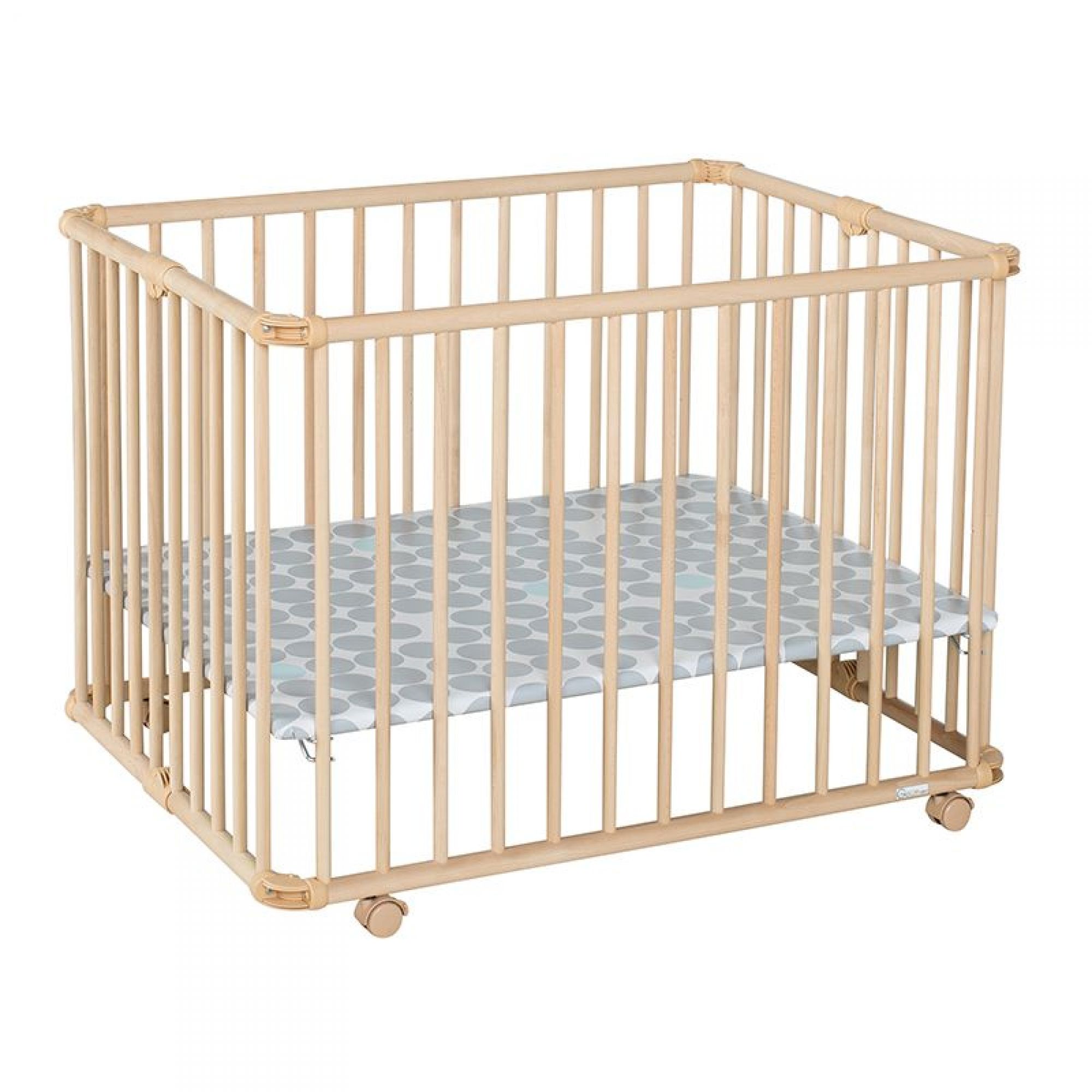 Geuther Parc Pliable Lucilee Naturel Pois Gris Made In Bebe Geuther Parc Pliable Lucilee Naturel Pois Gris Made In Bebe