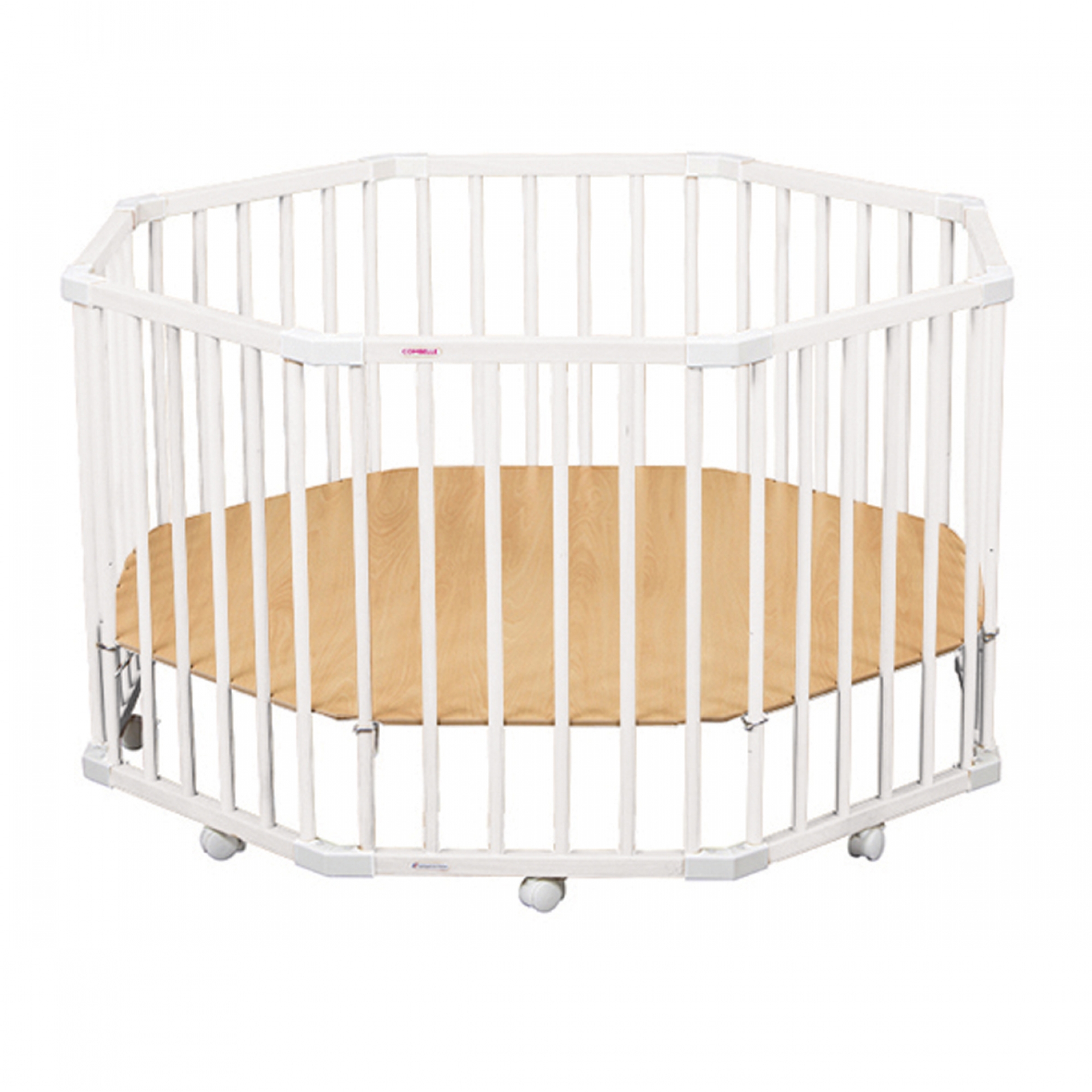 Combelle Parc Rond A Plancher Florian Vernis Blanc Laque Made In Bebe Combelle Parc Rond A Plancher Florian Vernis Blanc Laque Made In Bebe