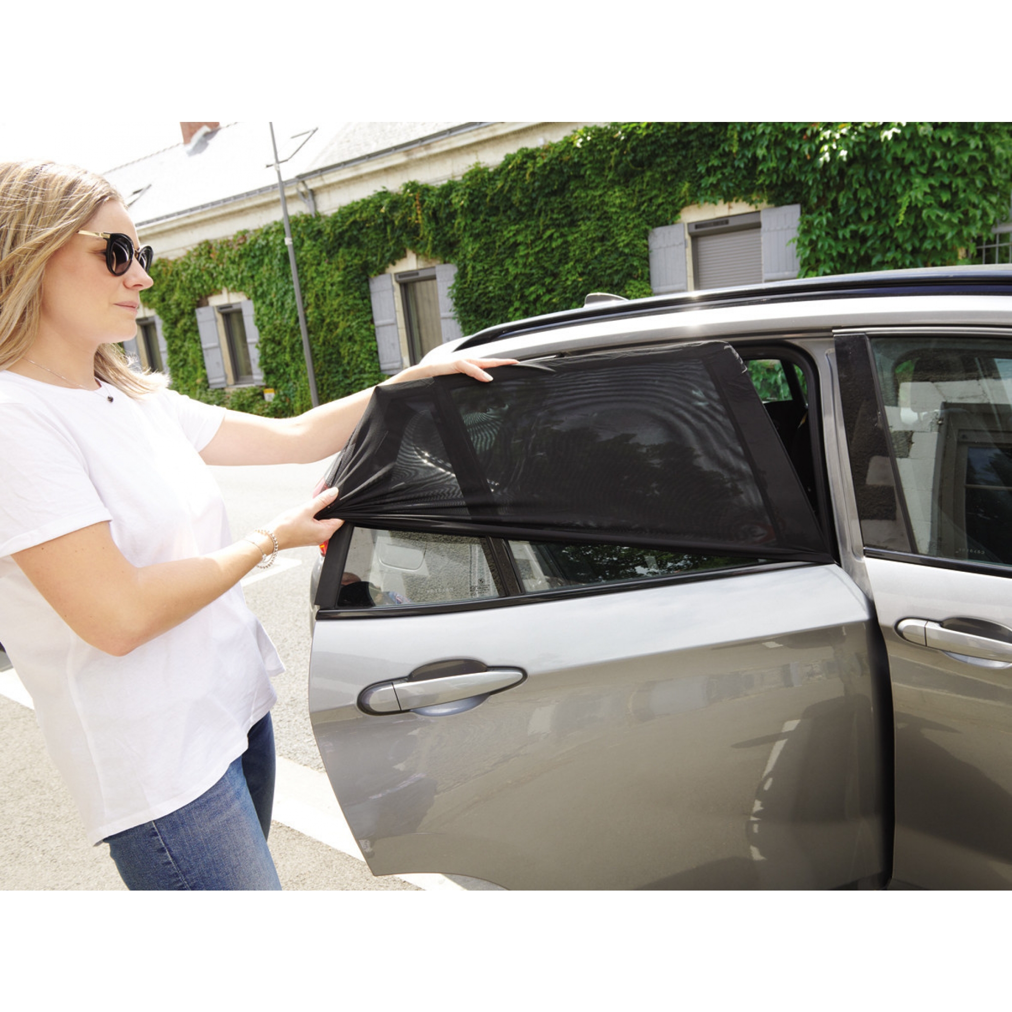 Pare-Soleil Voiture Bébé,Chaussette Voiture Soleil par,Bloquer Les