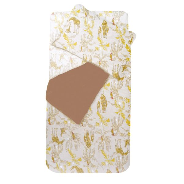 Parure housse de couette + taie d'oreiller 100x140cm / 40x60 cm Honey Moon