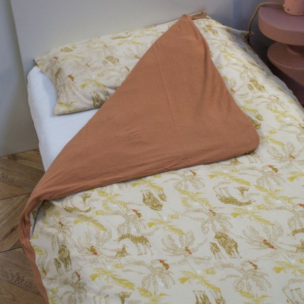 Parure housse de couette + taie d'oreiller 100x140cm / 40x60 cm Honey Moon
