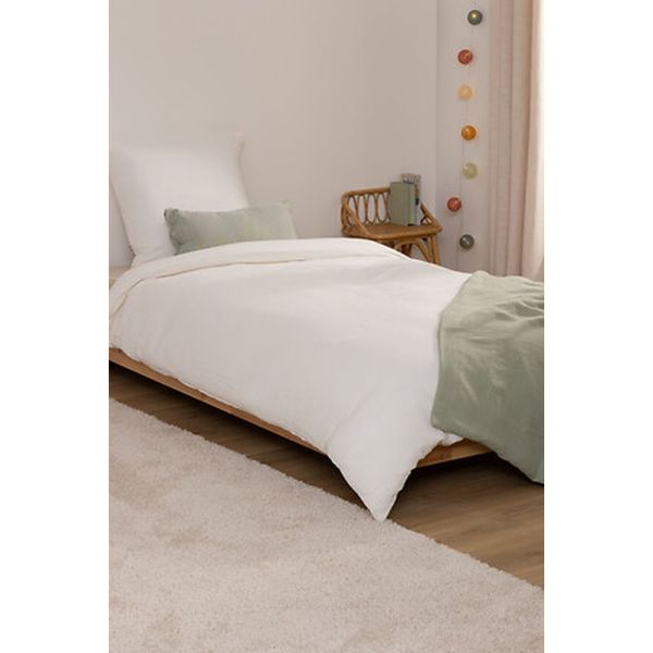 Parure de lit enfant 140x200 cm Blanc