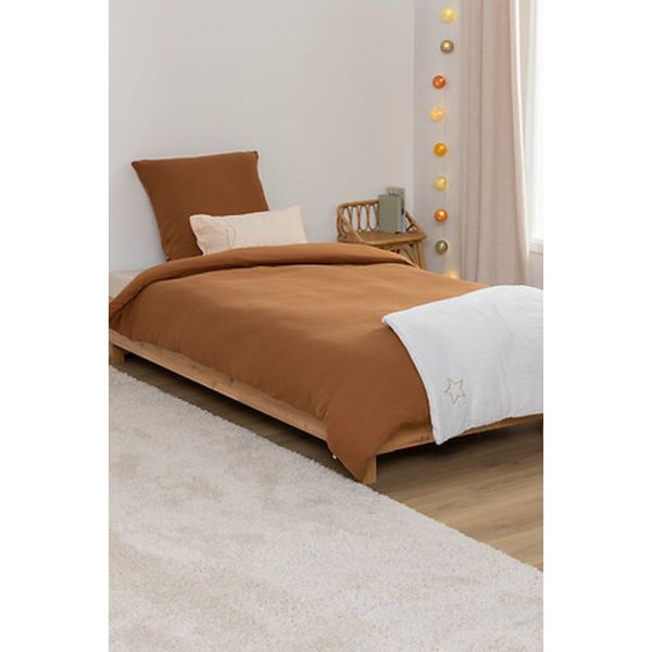 Parure de lit enfant 140x200 cm Noisette