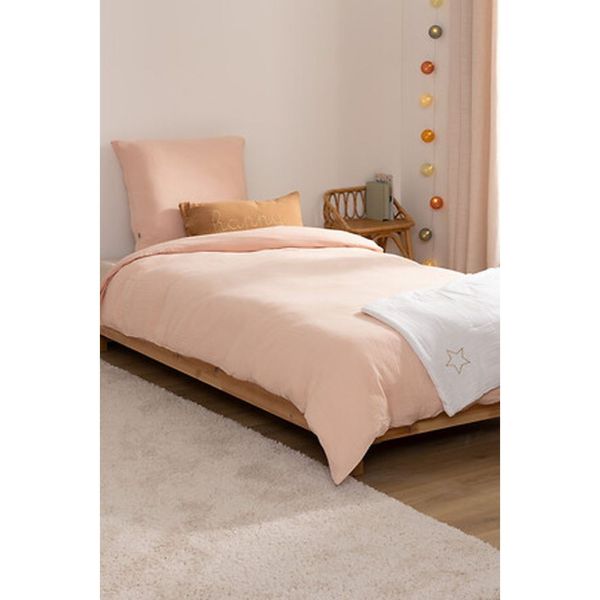 Parure de lit enfant 140x200 cm Rose