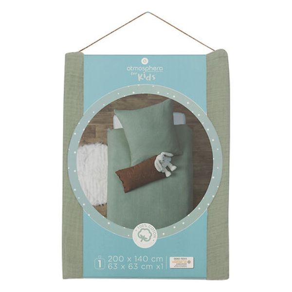 Parure de lit enfant 140x200 cm Vert