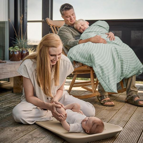 Parure de lit enfant Woodland. 100x140 cm. Sauge