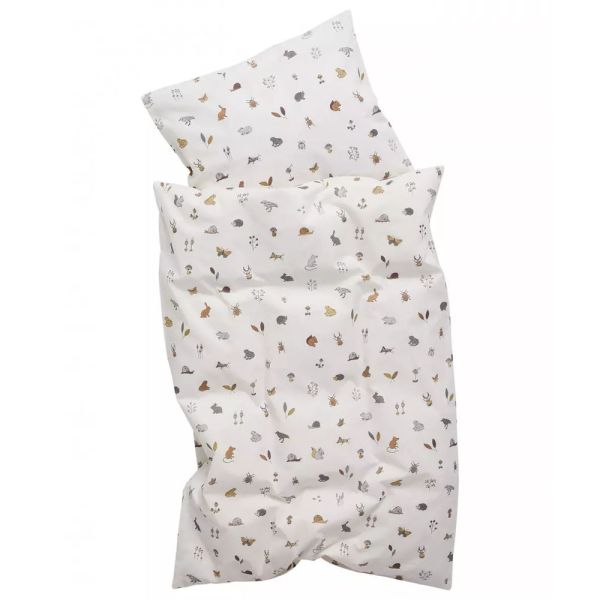 Parure de lit enfant Forrest. 70x100 cm. Cappuccino