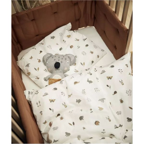 Parure de lit enfant Forrest. 70x100 cm. Cappuccino