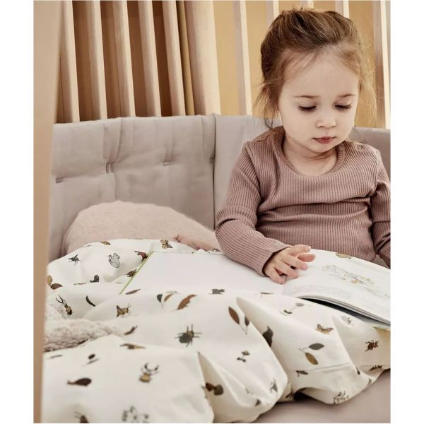 Parure de lit enfant Forrest. 70x100 cm. Cappuccino