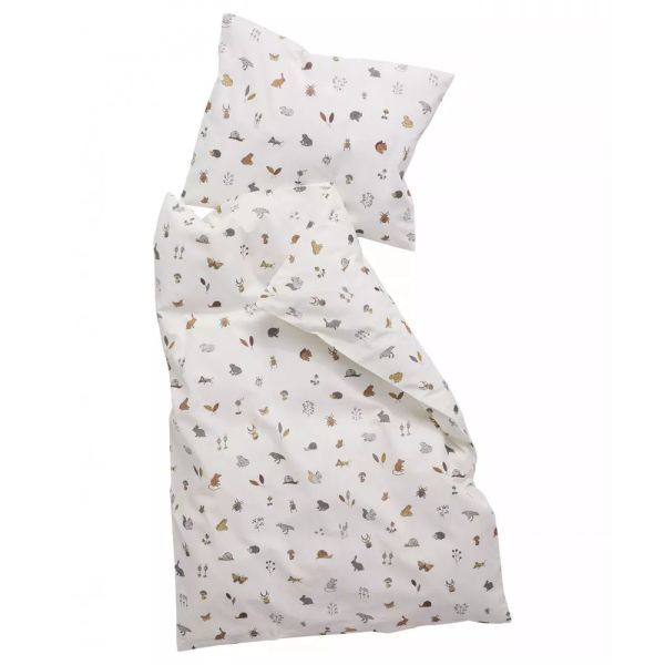 Parure de lit enfant Forrest. 70x100 cm. Cappuccino