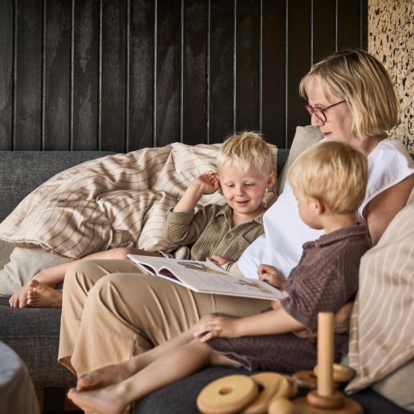 Parure de lit enfant Woodland. 70x100 cm. Cappuccino