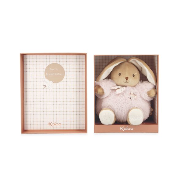 Peluche lapin Patapouf 17 cm Rose