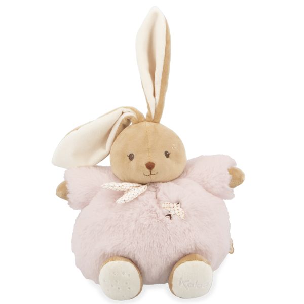 Peluche lapin Patapouf 25 cm Rose