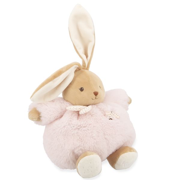Peluche lapin Patapouf 25 cm Rose