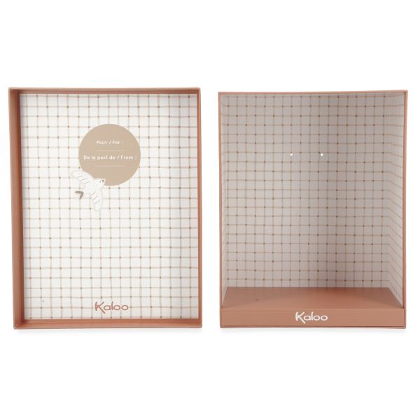 Peluche lapin Patapouf 25 cm Rose