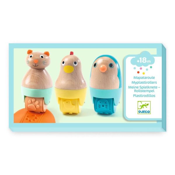Set de 3 rouleaux Accessoires pour pâte à modeler Mapataroule