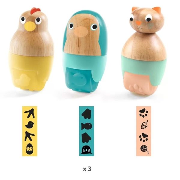 Set de 3 rouleaux Accessoires pour pâte à modeler Mapataroule