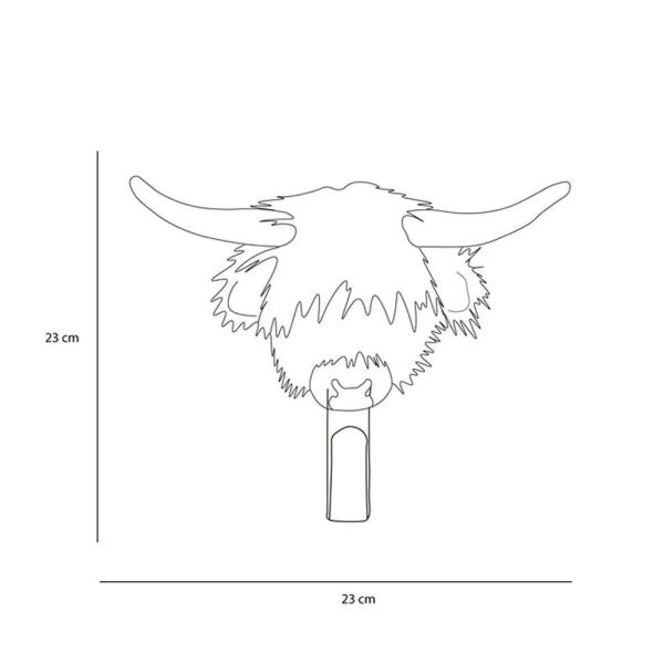 Patère vache écosse