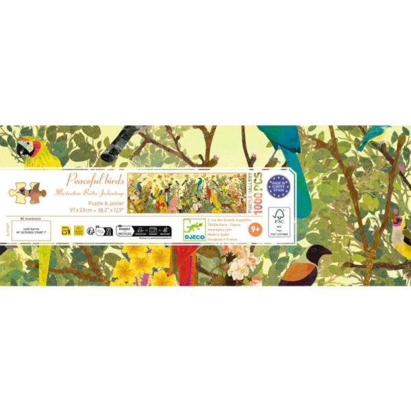 Puzzle 1000 pièces peaceful birds gallery