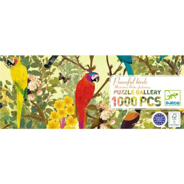 Puzzle 1000 pièces peaceful birds gallery