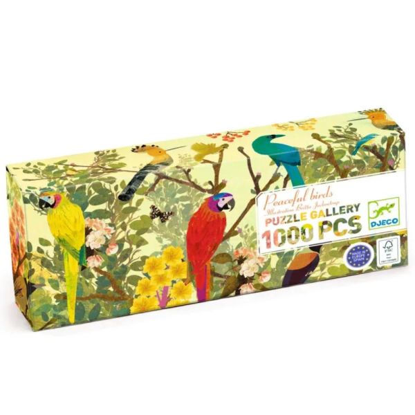 Puzzle 1000 pièces peaceful birds gallery