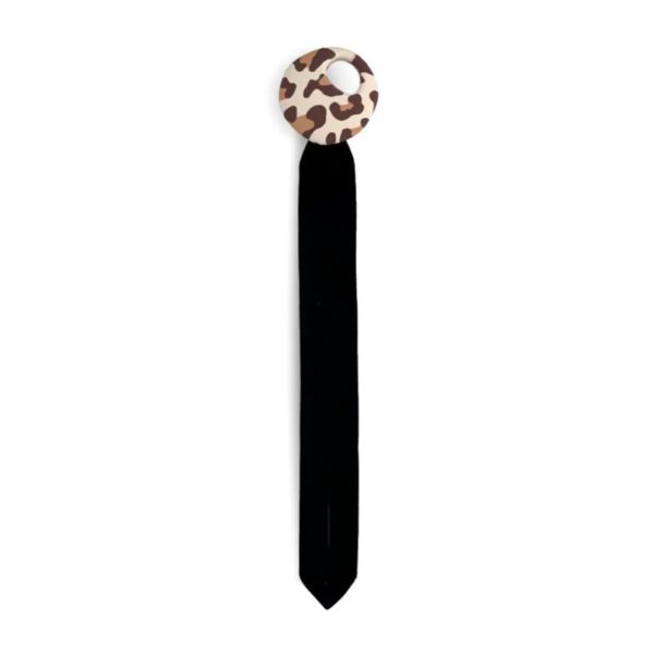 Attache-tétine Pebble Black/Graouu