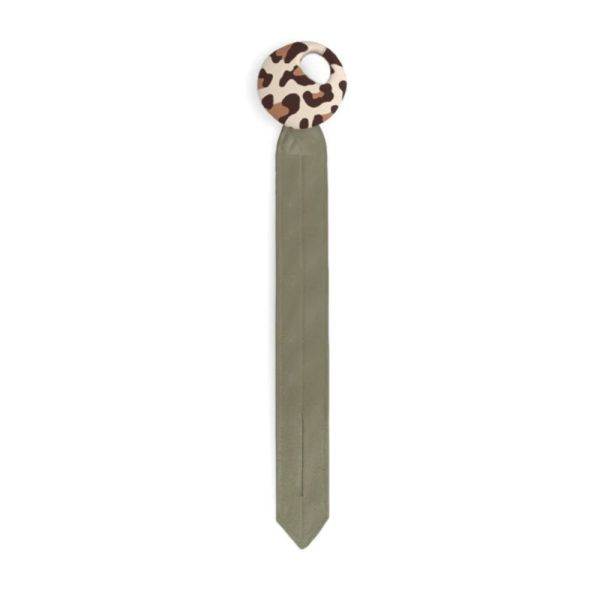 Attache-tétine Pebble Kaki/Graouu