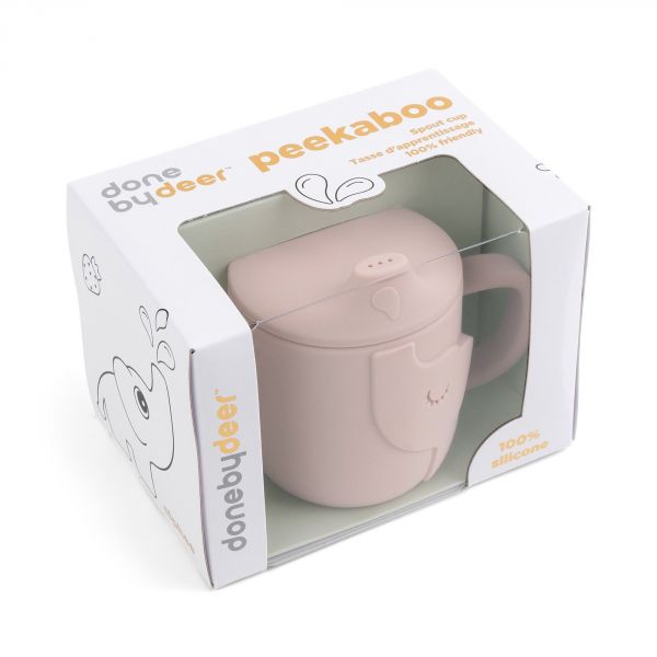 Tasse d'apprentissage Peekaboo Elphee Rose