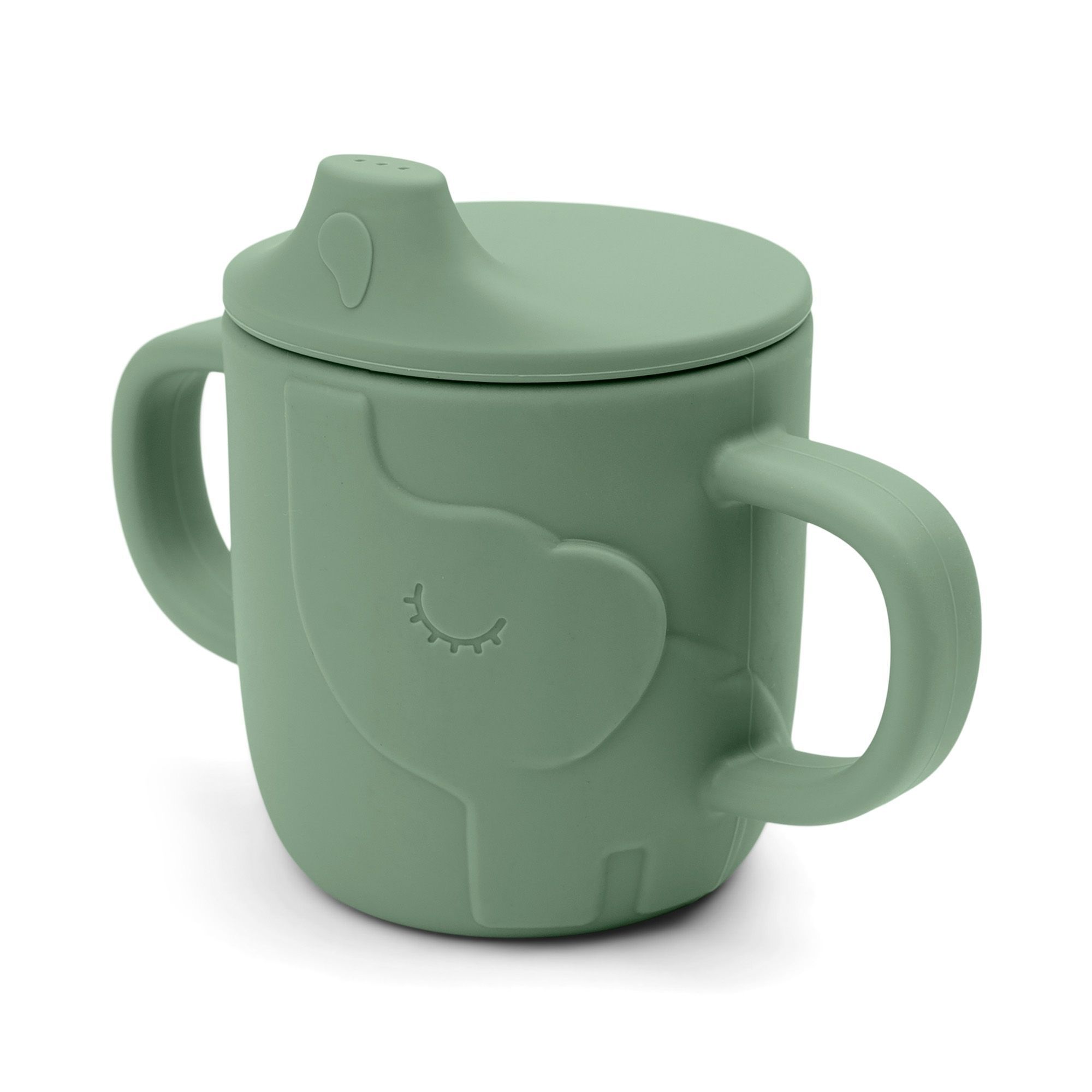 Tasse d'apprentissage Peekaboo Elphee Vert - Made in Bébé