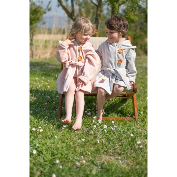 Peignoir enfant Daim lin personnalisable