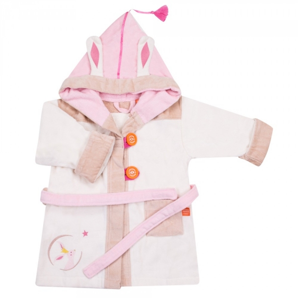 L Oiseau Bateau Peignoir Enfant Brode Lapin Ecru Made In Bebe L Oiseau Bateau Peignoir Enfant Brode Lapin Ecru Made In Bebe