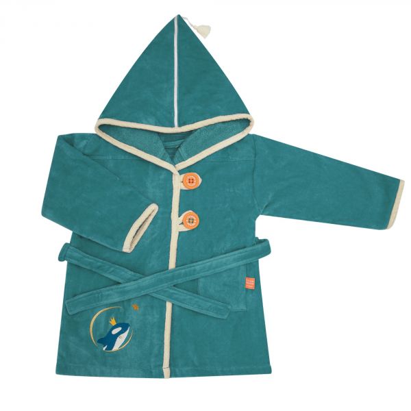 Peignoir de bain enfant Orque - Océan 2/4 ans