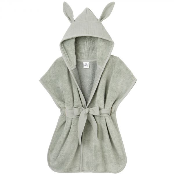 Peignoir éponge 2-4 ans Vert de gris