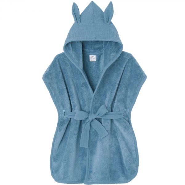 Peignoir Carré Chicco Pour Bébé - Éponge Coton Douce, Motif Ourson, Mixte Garçon/fille