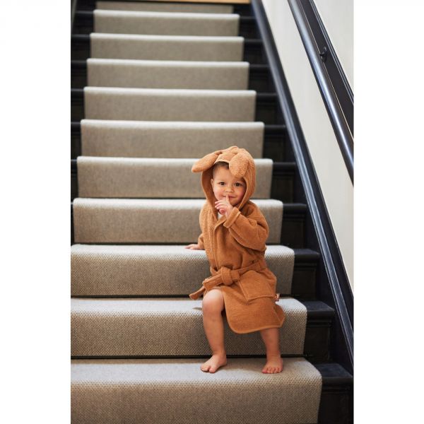 Peignoir enfant 1-2 ans Caramel