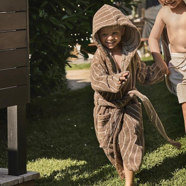 Peignoir Woodland . 3-4 ans - Mocca